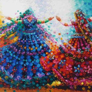 36 (17) Dancing girl 36 inches # 36017