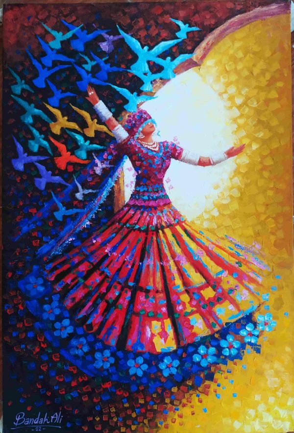 36 (18) Dancing girl 36 inches # 36018
