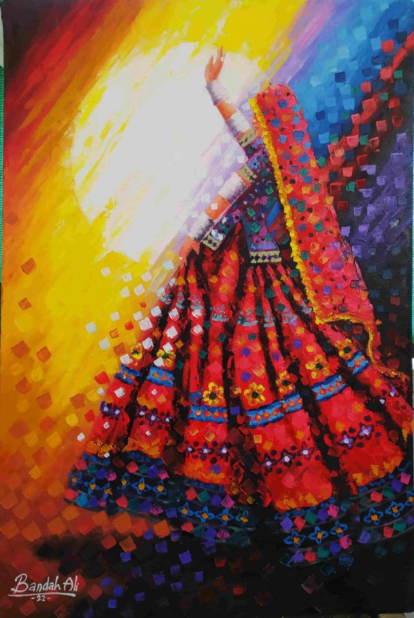 36 (2) Dancing girl 36 inches # 36002