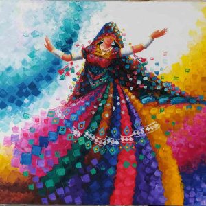 36 (3) Dancing girl 36 inches # 36003