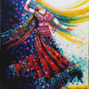 36 (5) Dancing girl 36 inches # 36005