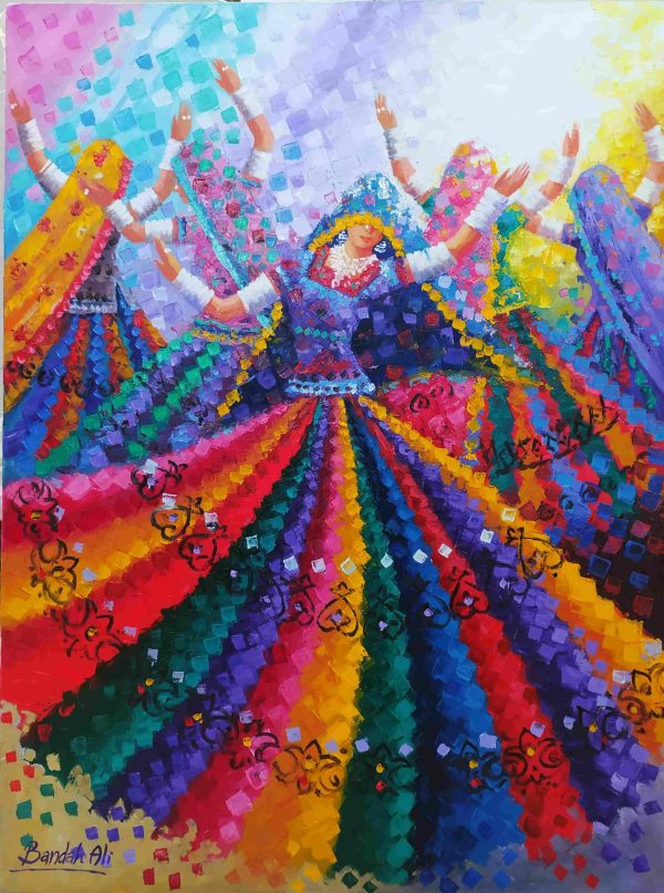 36 (8) Dancing girl 36 inches # 36008