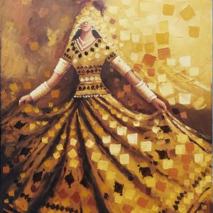 Dancing girl 24 inches #24107