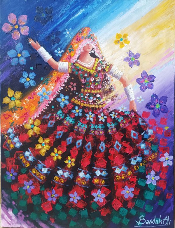 Dancing girl 24 inches #24109
